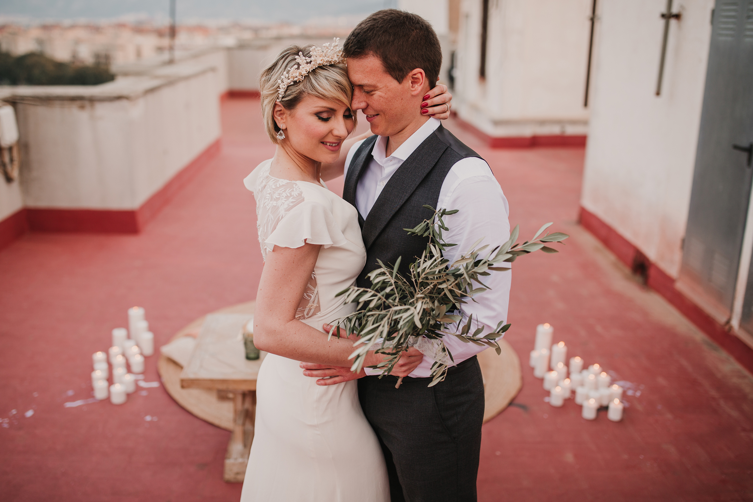 boda altura murcia 2020 estilo wedding postboda romántico ático azotea edificio otaduy fan fan et popui agatha paris