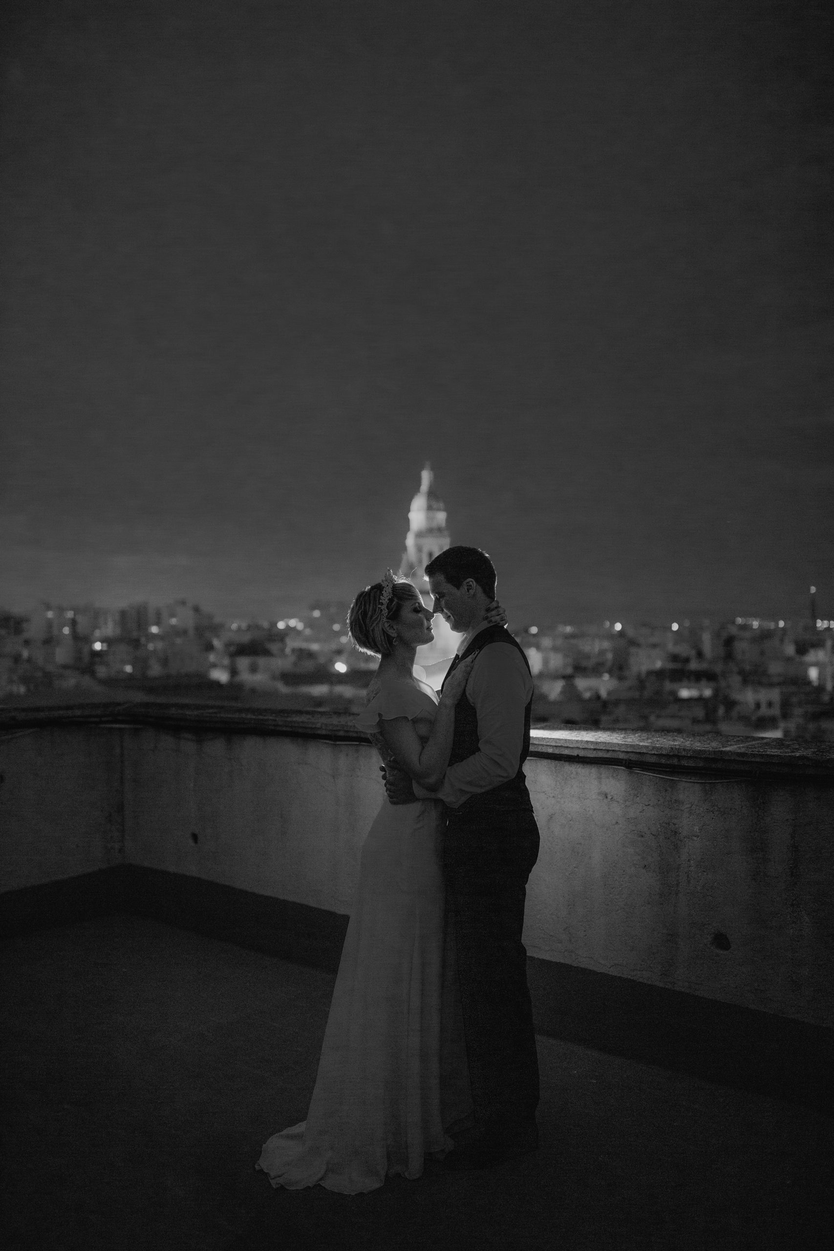 boda altura murcia 2020 estilo wedding postboda romántico ático azotea edificio otaduy fan fan et popui agatha paris catedral