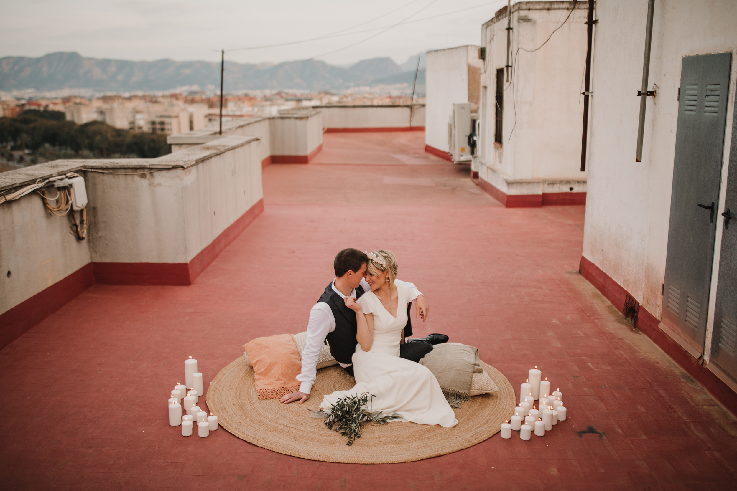 boda altura murcia 2020 estilo wedding postboda romántico ático azotea edificio otaduy fan fan et popui agatha paris