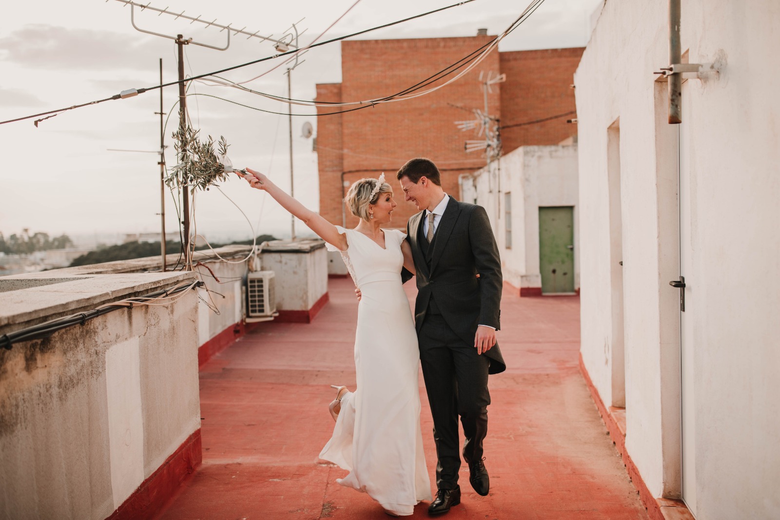 boda altura murcia 2020 estilo wedding postboda romántico ático azotea edificio otaduy fan fan et popui agatha paris ramo