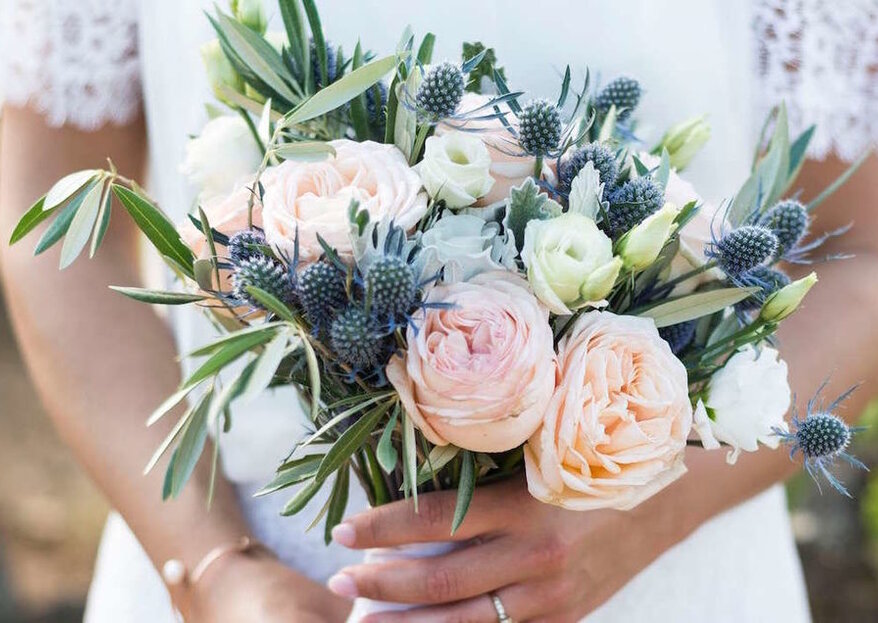ramo novia boda 2020 tendencias dalias
