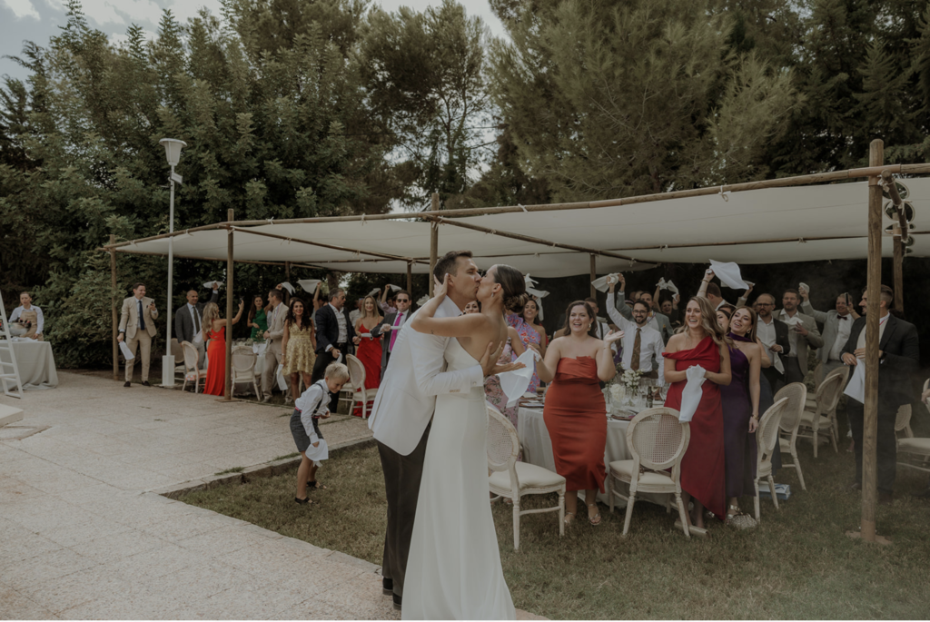 Boda civil Murcia convite jardín